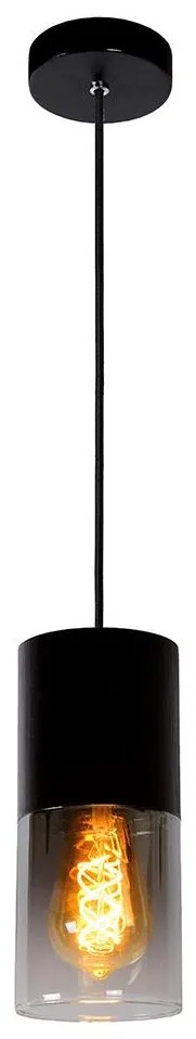 Lucide 74410/01/65 - Luster na lanku ZINO 1xE27/60W/230V čierna