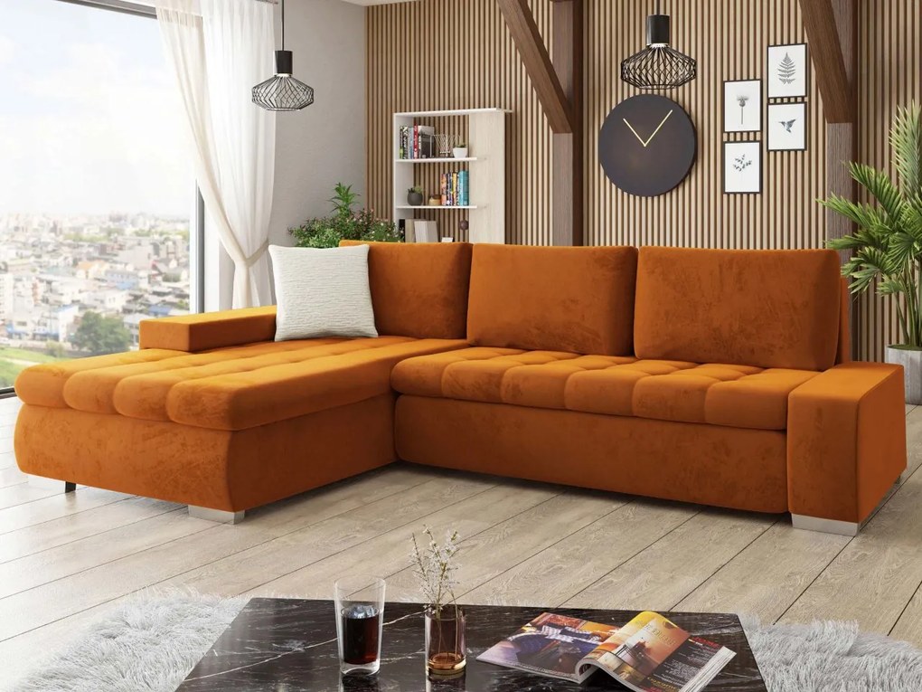 Rohová pohovka Herkules Premium, Dostupné poťahy: Manza 04