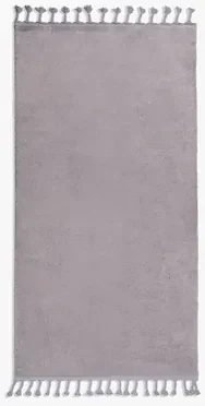 Sivý koberec so strapcami PULLY 80x150 cm
