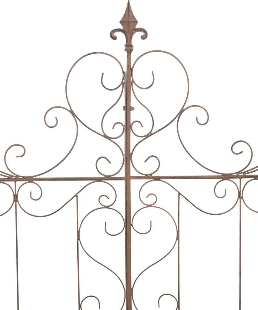 Mriežka na popínavé rastliny Mandevilla - 133 x 99 cm - Hnedá antik