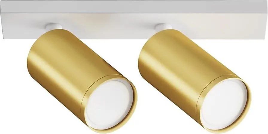 Maytoni C051CL-U-2WMG - Bodové svietidlo FOCUS 2xGU10/10W/230V zlatá/biela