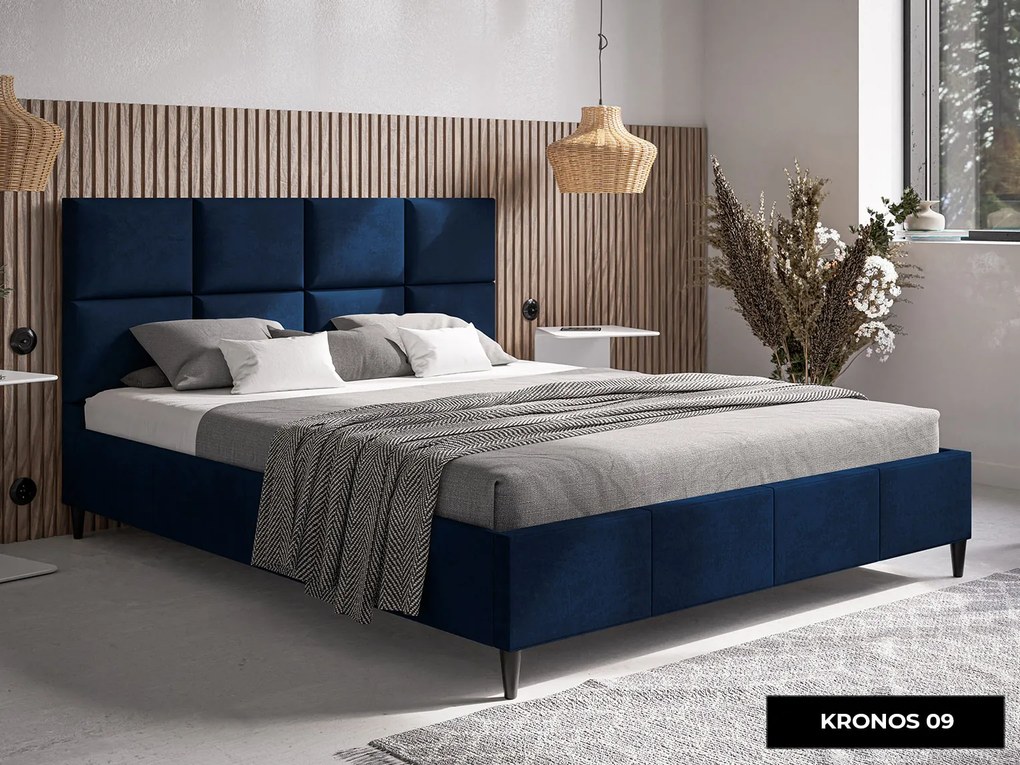 PROXIMA.store - Minimalistická čalúnená posteľ ZARIAH ROZMER: 120 x 200 cm, FARBA NÔH: biela