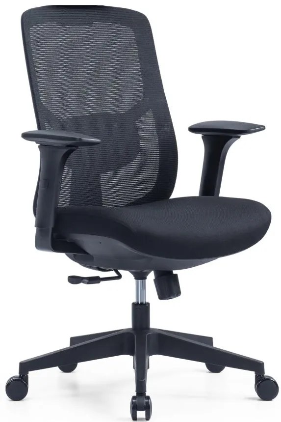 OFFICE MORE Kancelárska stolička PYLON čierna