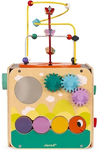 Janod - Interaktívna kocka s labyrintom MULTI ACTIVITY