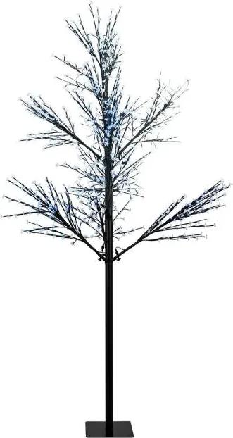 Blumfeldt Hanami CW 300 svetielkujúci stromček, čerešňové kvety, 300cm, 1080 LEDiek,studená biela farba