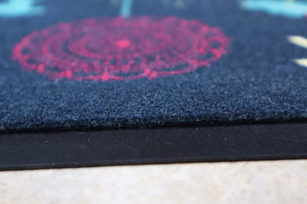 Rohožka vianočná Veselá Vianoce, 40x60, viacfarebná, Mercury Flooring