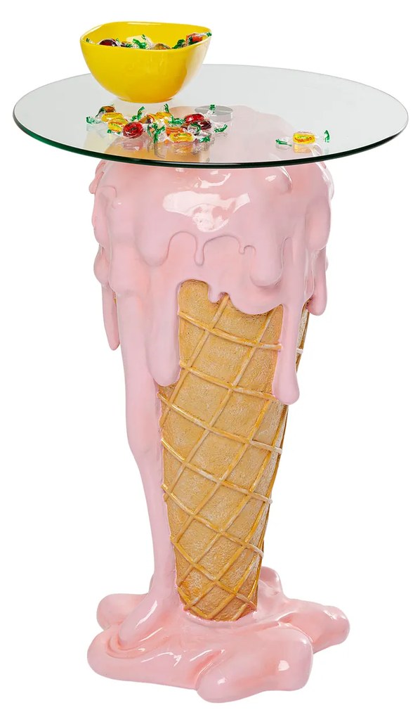 Icecream príručný stolík viacfarebný Ø48 cm