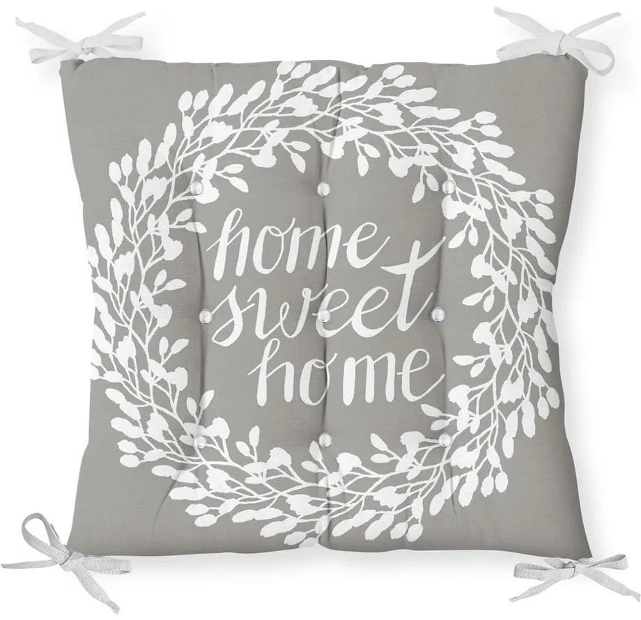 Sedák na stoličku Minimalist Cushion Covers Gray Sweet Home, 40 x 40 cm