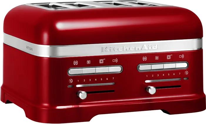 KitchenAid Hriankovač na 4 plátky Artisan červená metalíza