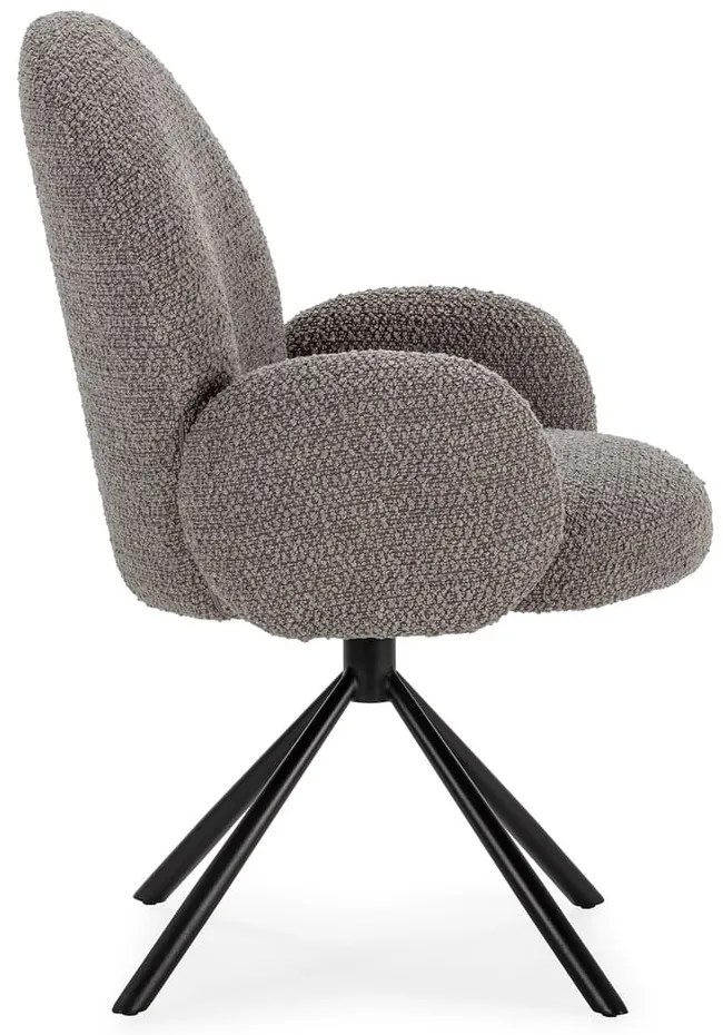 Sivé kreslo Dario – Marckeric