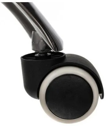 Otočná kancelárska stolička Malatec - biela/čierna