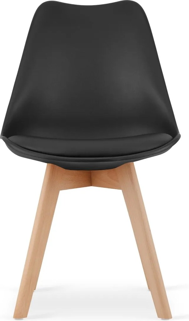 Jedálenský set 1 + 4, stôl MADO ARTISAN 80x80 + stolička BALI MARK čierna