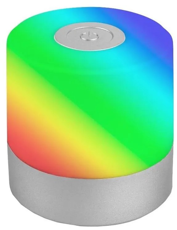 Briloner 7462014 - LED RGB Nabíjacia stolná lampa LED/1,5W/5V IP44 chróm
