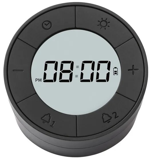 MEBUS Digitálny budík (čierna) (100359660)