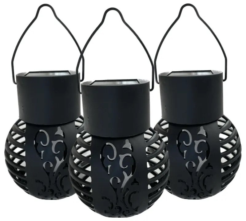 Solárne vonkajšie svietidlá v súprave 3 ks (výška 9 cm) – Garden Pleasure