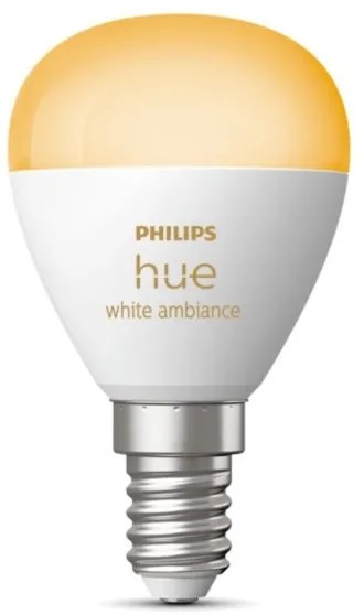 LED Stmievateľná žiarovka Philips Hue WHITE AMBIANCE P45 E14/5,1W/230V 2200-6500K