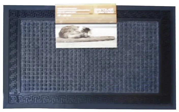 Rohožka Greek Key Square Grey 40x60 cm