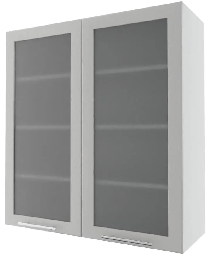 Kuchynská linka Emporium W4S/90 light grey stone/biela