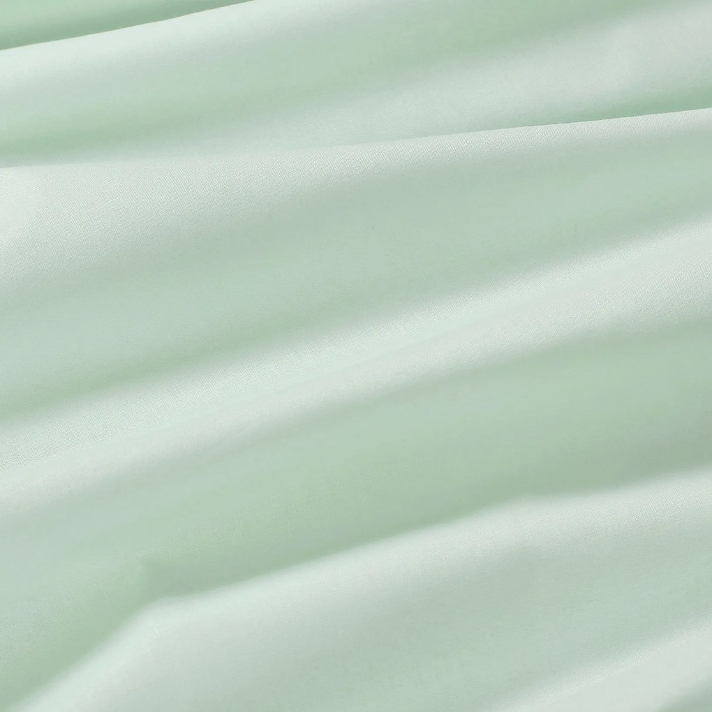 Goldea oválny obrus 100% bavlnené plátno - svetlo mätový 120 x 160 cm