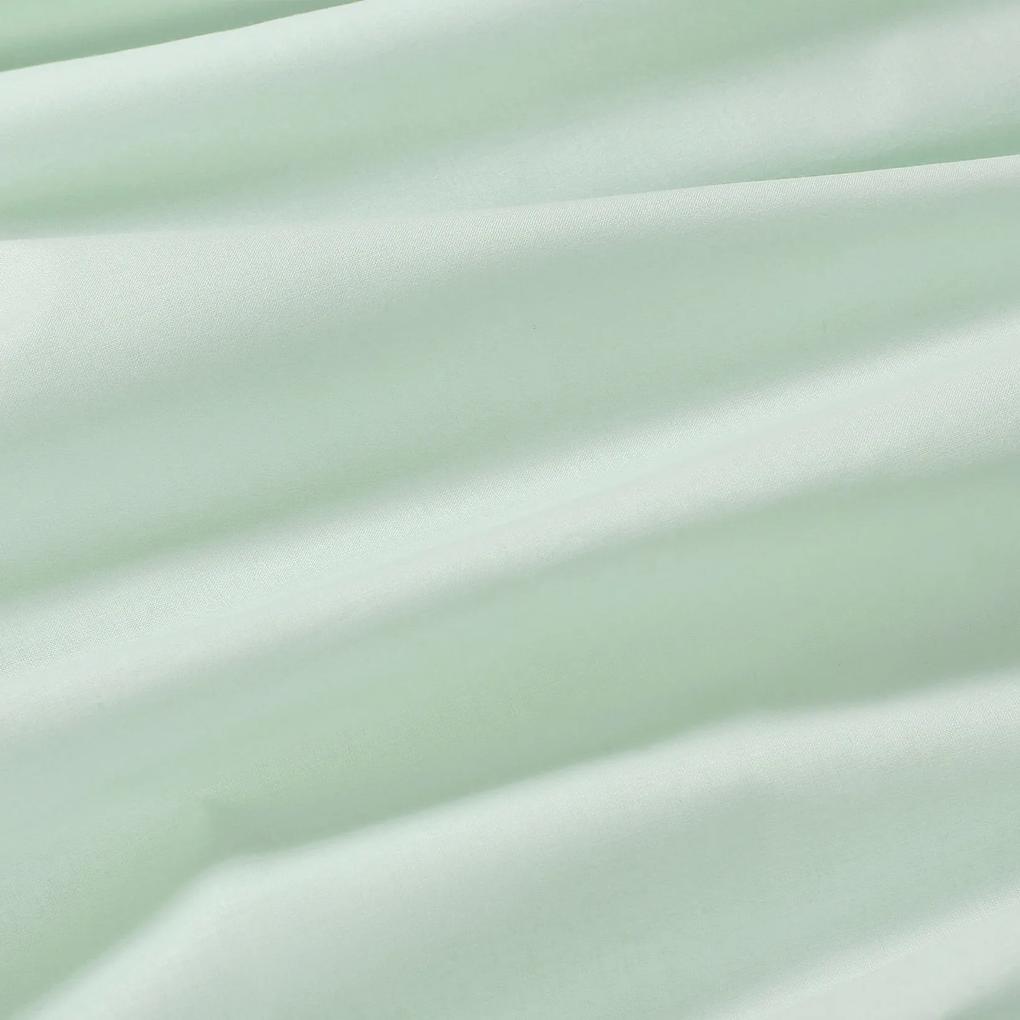 Goldea oválny obrus 100% bavlnené plátno - svetlo mätový 120 x 180 cm