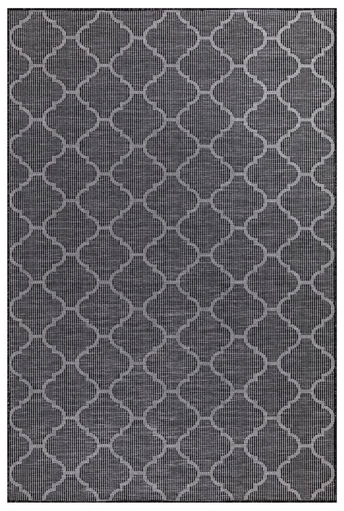 Dekorstudio Šnurkový koberec PALM 3069 - grafitový Rozmer koberca: 120x170cm
