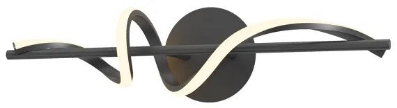 ONLI - LED Nástenné svietidlo TWIST LED/25W/230V 4000K čierna