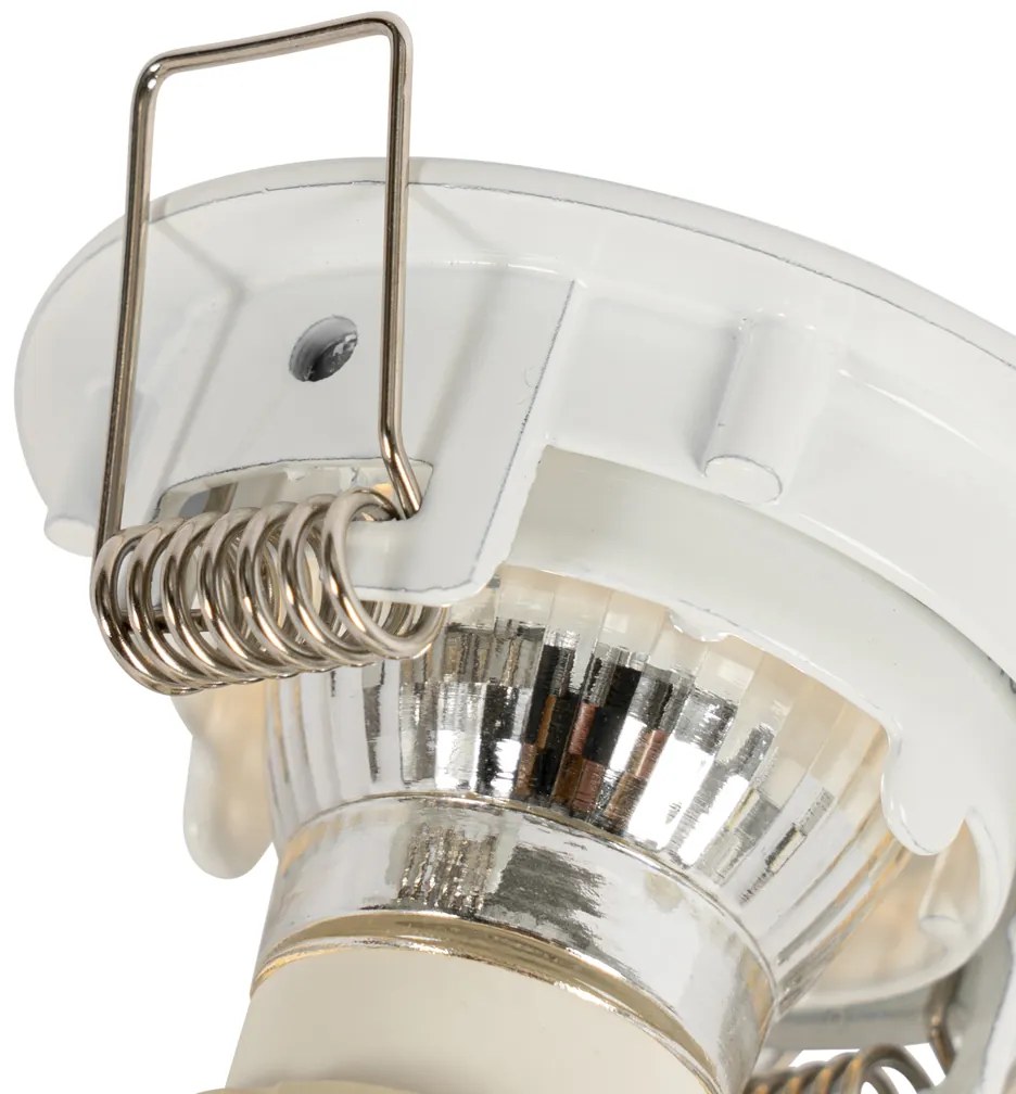 Sada 12 vstavaných bodových svetiel bielych GU10 35 mm - Edu