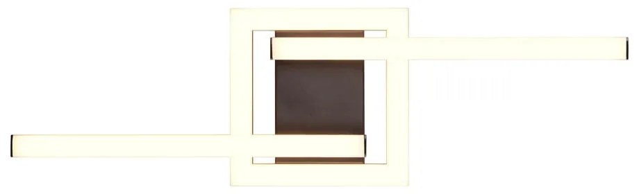 Čierne LED stropné svietidlo 16x54 cm Viale – Reality