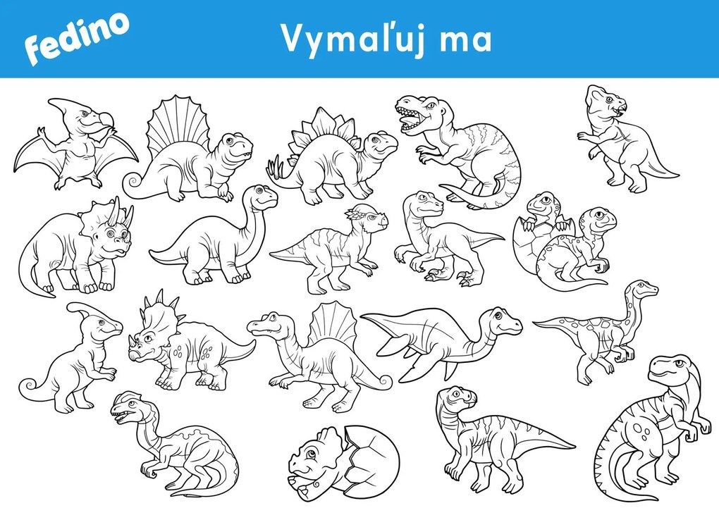 Omaľovánky – balík 4(20ks) – platený
