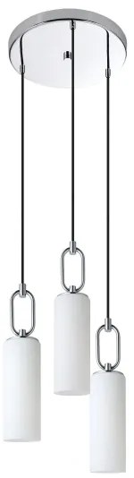 Eglo 390128 - Luster na lanku MAJANA 3xE27/40W/230V lesklý chróm