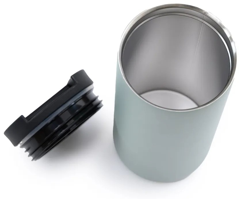 Svetlosivý termohrnček BEKER 400 ml