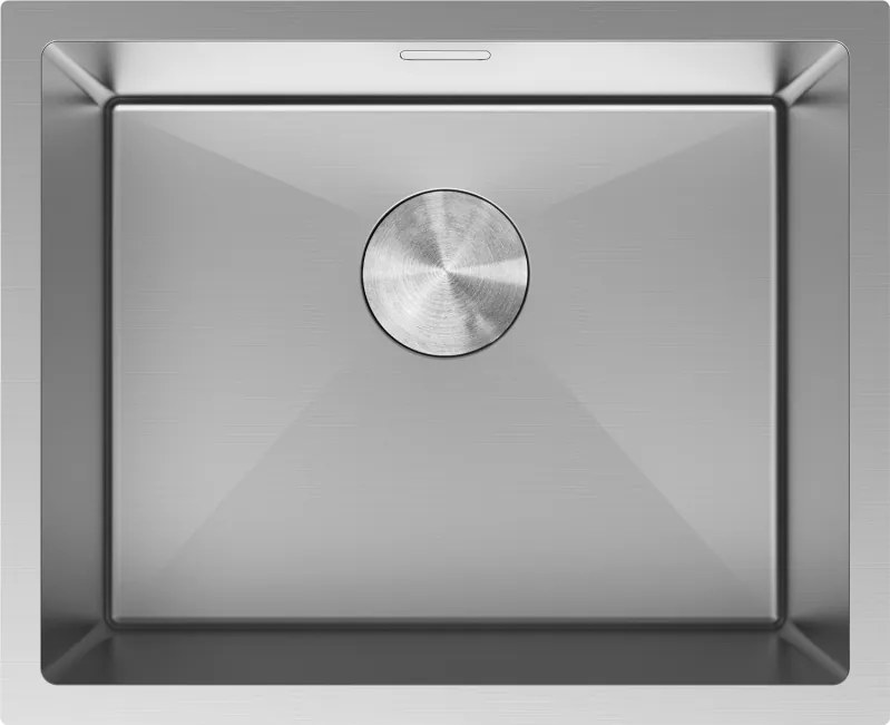 Mexen Trixo nerezový kuchynský drez 1-komorový 540 x 440 mm, inox - 6414541000-01