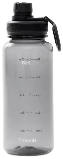 Fľaša LUNARE grafitová s odmerkou 888224 950 ml