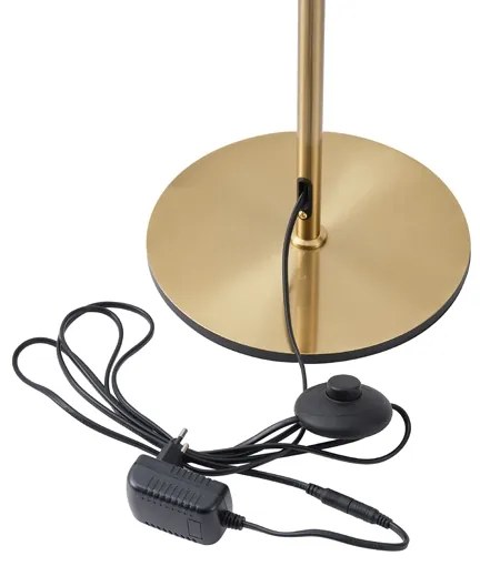 LED Stojacia lampa LED/10W/230V 3000K zlatá