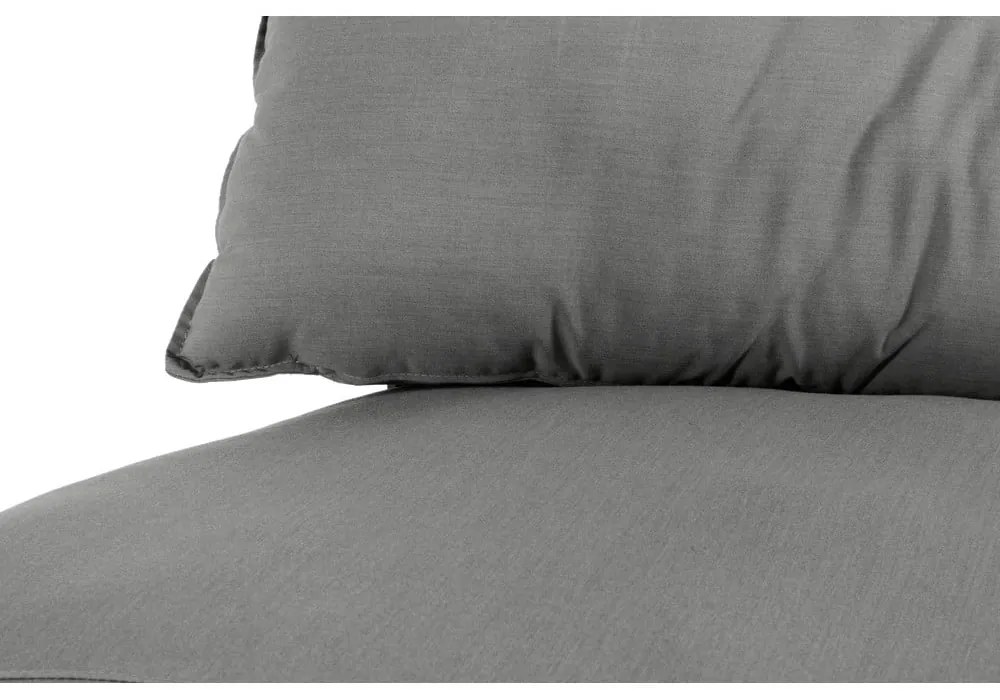 Sivá polstrovaná záhradná posteľ Emma – Hartman