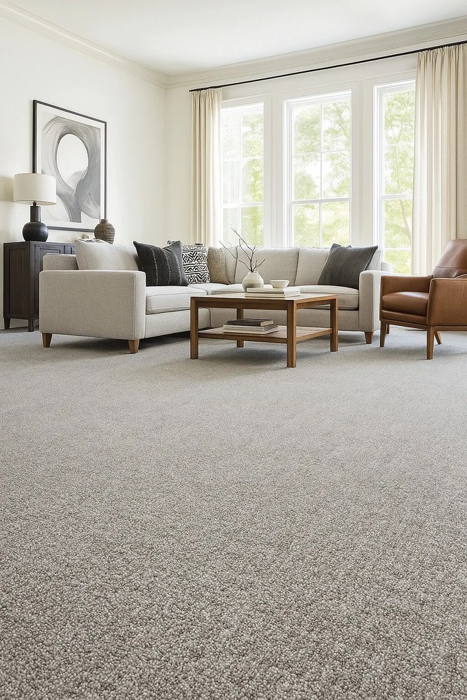 Spoltex, Metrážny koberec Texas 22 silver, na mieru, šíře 4m, šedá, filc, chodba / predsieň