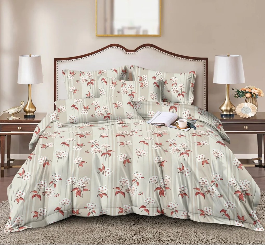 Obliečky z mikrovlákna VIVONNA béžové Rozmer obliečky: 70 x 90 cm | 140 x 200 cm