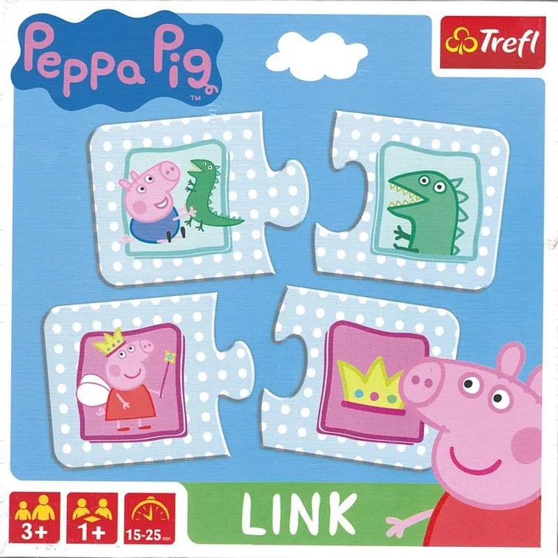 TREFL Puzzle dvojice Prasiatko Peppa Pig papír 20x20x5 cm