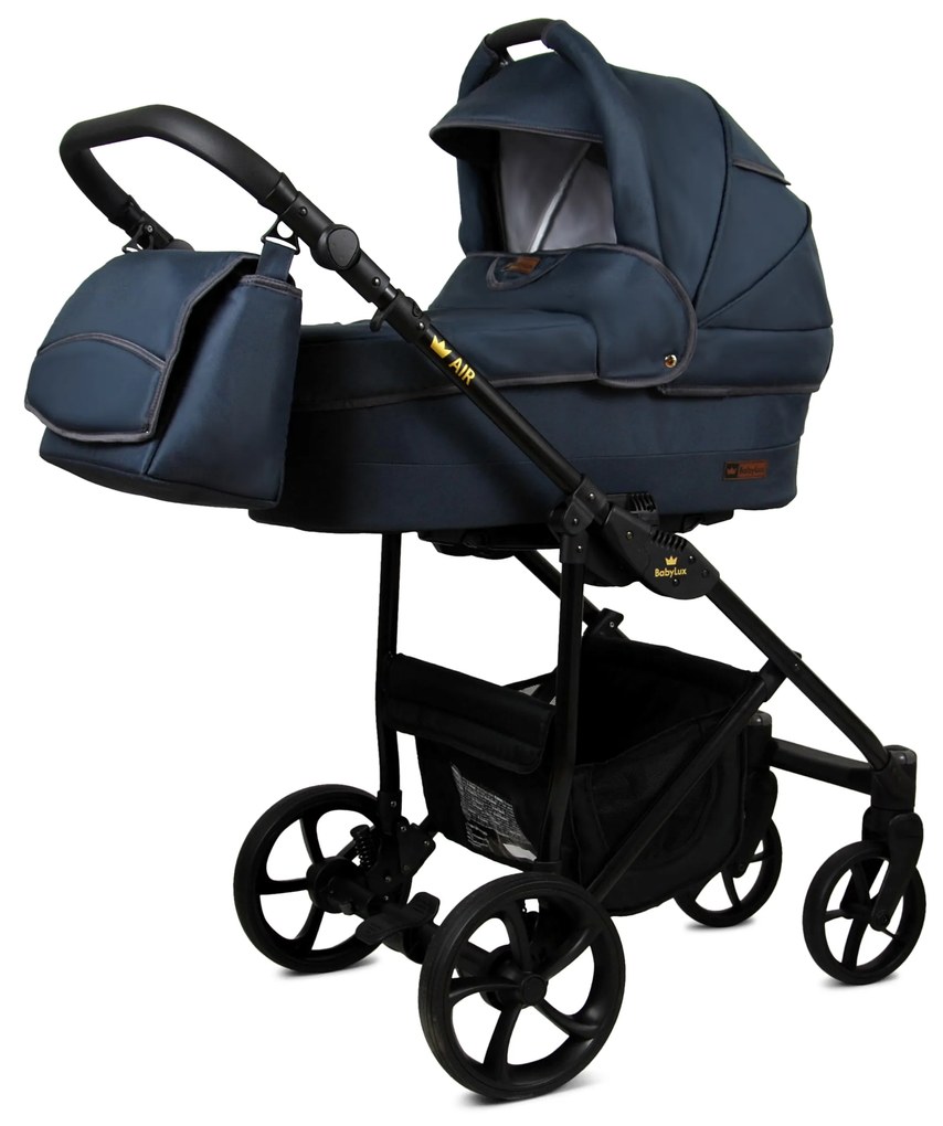 Detský kočík 2v1 BabyLux AIR ALU Antracit