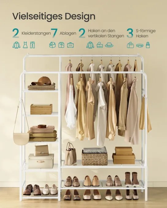 Otvorená šatníková skriňa HSR182WG01