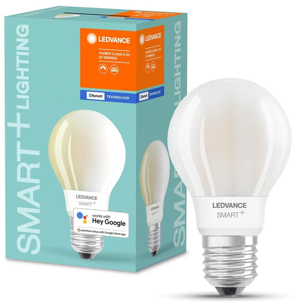 LEDVANCE Inteligentná LED žiarovka SMART+ BT, E27, A100, 11W, 1521lm, 2700K, teplá biela