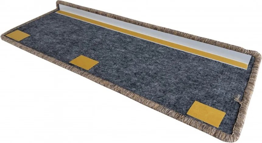 Nášľapy na schody Nature NEW prírodný obdĺžnik, samolepiaci - 25x80 obdĺžnik (rozmer vrátane ohybu) Vopi