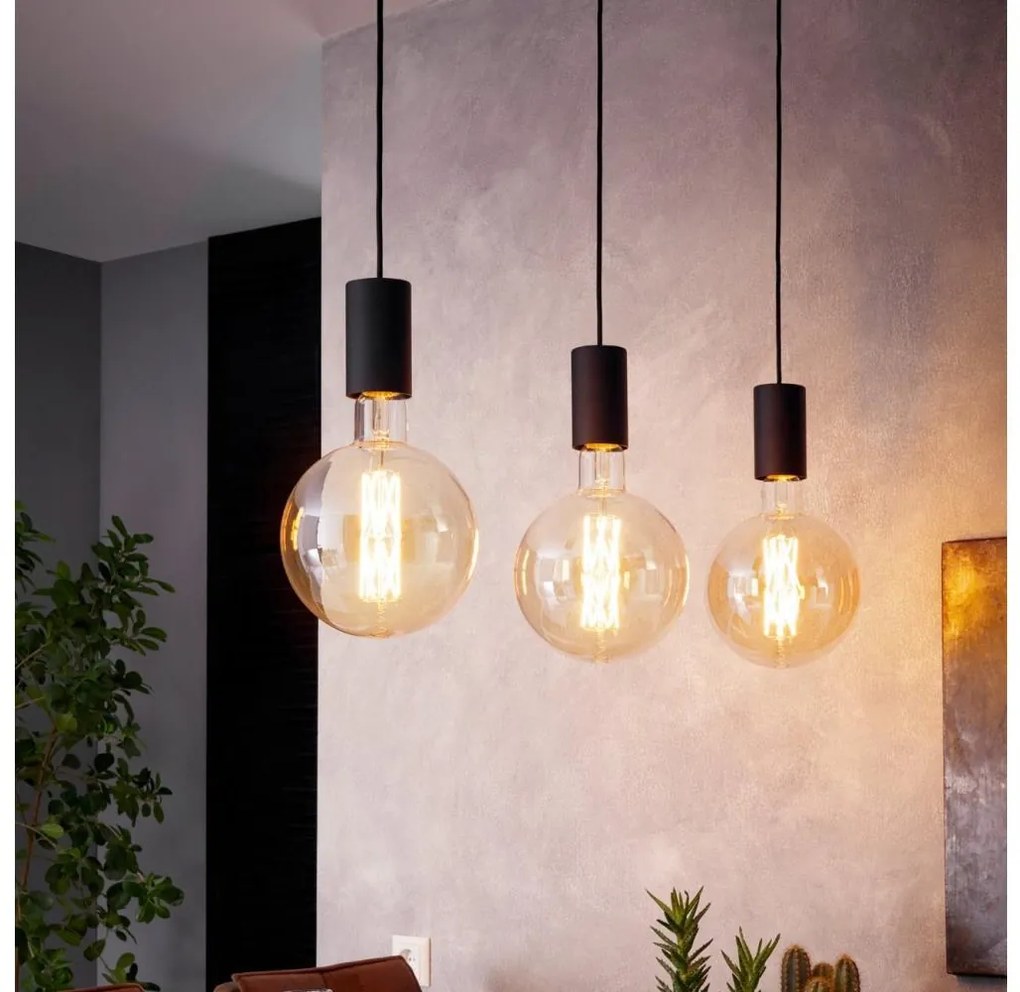 Eglo 98662 - Luster na lanku POZUETA 3xE27/40W/230V