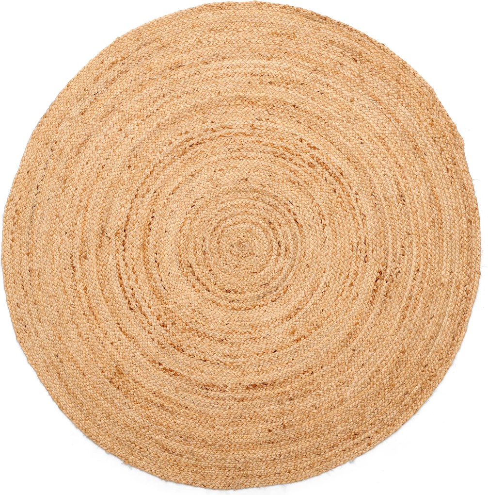 My Flair, AKCIA: 120x120 (průměr) kruh cm Kusový koberec Lola natur kruh, béžová, chodba / predsieň