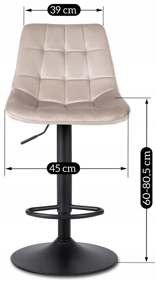 PROXIMA.store - Jedálenská barová stolička ARCOS 2 FARBA: ružová