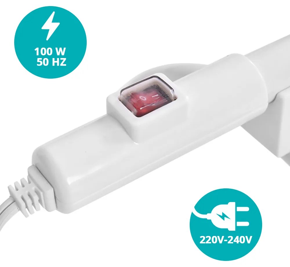 Elektrický sušiak uterákov v tvare S