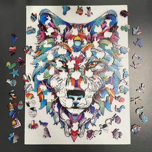 Drevené puzzle – skladačka
