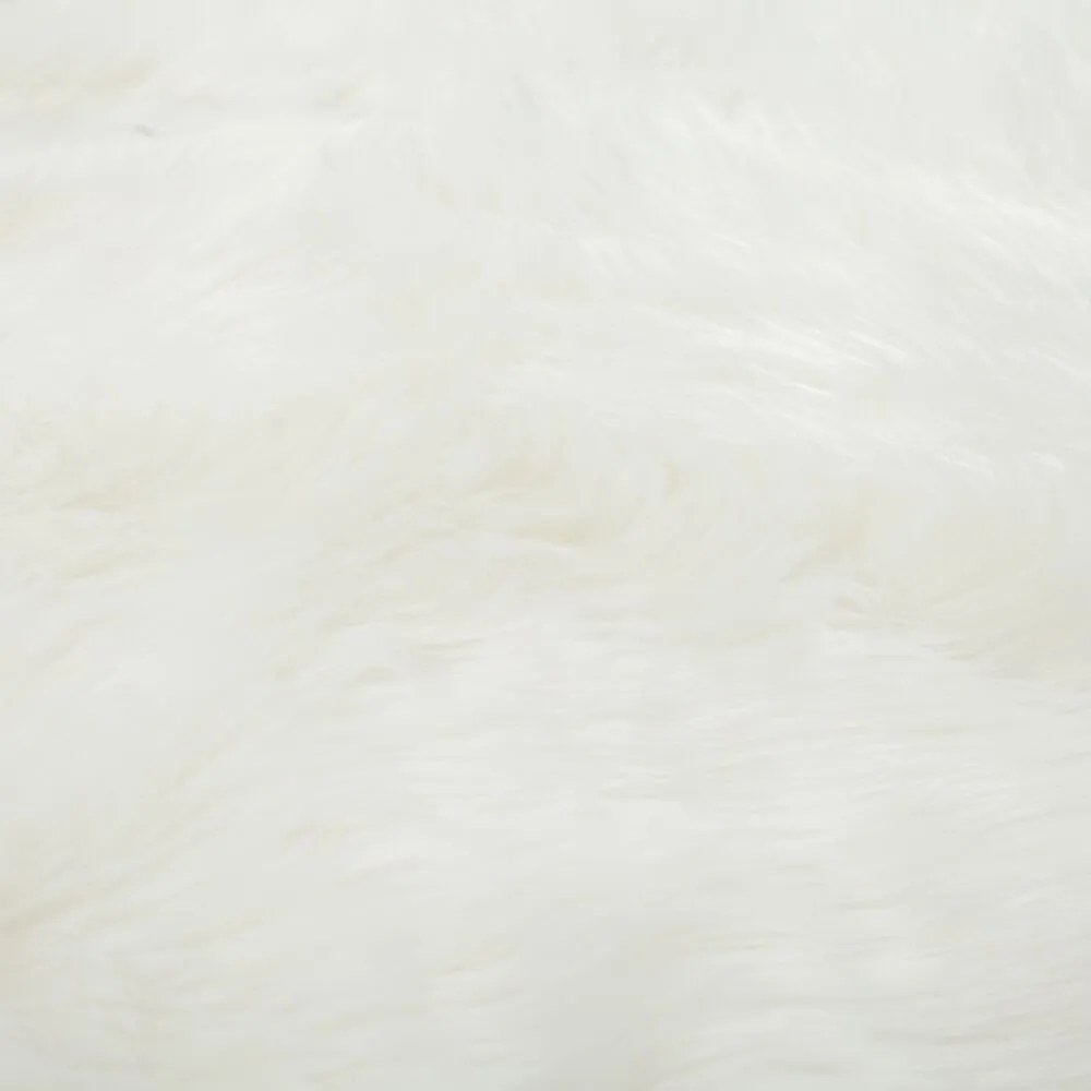 Flair Rugs koberce Kusový koberec Faux Fur Sheepskin Ivory kruh - 120x120 (priemer) kruh cm