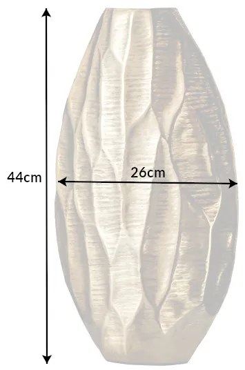 Váza Arga Orient 45cm zlatá