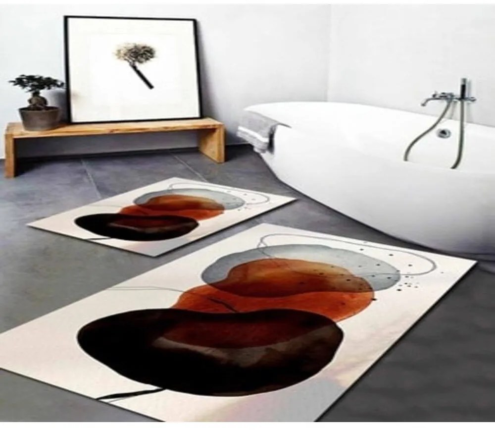 Kúpeľňové predložky v súprave 2 ks 60x100 cm Art Post Modern – Mila Home